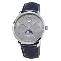 Frederique Constant Slim Line Perpetual Automatic Grey Dial Men's Watch FC-775G4S6