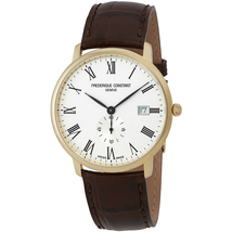 Frederique Constant Slimline White Dial Men's Watch FC-245WR5S5