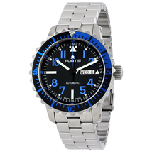 Fortis Marinemaster Blue Automatic Batman Bezel Men's Watch 670.15.45 M
