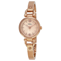 Fossil Georgia Rose Dial Rose Gold-tone Ladies Watch ES3268