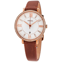 Fossil Jacqueline Quartz Crystal Silver Dial Ladies Watch ES4413