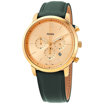 Fossil Neutra Chronograph Quartz Gold Dial 44 mm Watch FS5580