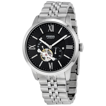 Fossil Townsman Black Dial Automatic Men's Watch ME3107