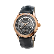 Frederique Constant Classic Wolrdtimer Automatic Dark Grey Dial Men's Watch FC-718DGWM4H4