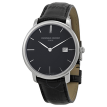 Frederique Constant Slim Line Black Dial Automatic Men's Watch FC-306G4S6