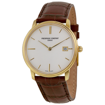 Frederique Constant Slim Line White Dial Men's Watch FC- FC-220NW4S5