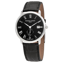 Frederique Constant Slimline Black Dial Men's Watch FC-245BR5S6