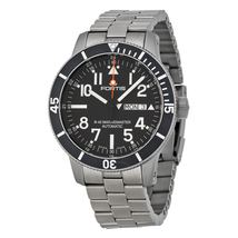 Fortis Diver Automatic  Black Dial Titanium Men's Watch 6472941M 647.29.41 M