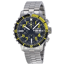 Fortis Marinemaster Black Dial Stainless Steel Men's Watch 6712414M 671.24.14 M