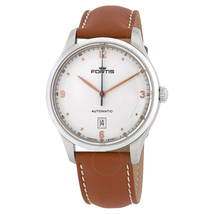 Fortis Tycoon Date A.M. Automatic White Dial Men's Watch 903.21.12L.08