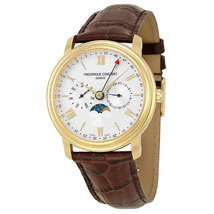 Frederique Constant Business Timer Silver Dial Men's Watch FC-270SW4P5