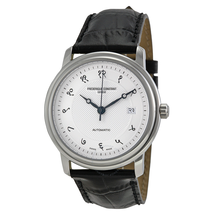 Frederique Constant Classic Automatic Silver Dial Brown Leather Men's Watch FC-303IC4P6