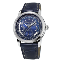 Frederique Constant Classic Wolrdtimer Automatic Navy Dial Men's Watch FC-718DGWM4H6