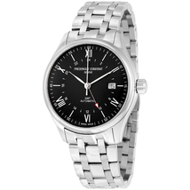 Frederique Constant Classics Index GMT Automatic Black Dial Stainless Steel Men's Watch FC-350B5B6B