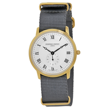 Frederique Constant Slimline Unisex Grey Nylon Watch FC-235M4S5-GREY