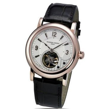 Frederique Constant White Skeleton Dial Black Leather Men's Watch FC-930AS4H9