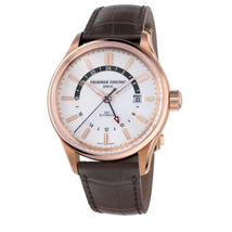 Frederique Constant Yacht Timer GMT Automatic Silver Dial Men's Watch FC-350VT4H4