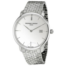 Frederique Constant Curved Index Silver Dial Men's Watch 306S4S6B