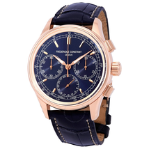 Frederique Constant Flyback Chronograph Manufacture Automatic Men's Rose Gold Watch FC-760N4H4