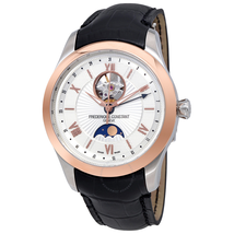 Frederique Constant Heart Beat Automatic White Dial Men's Watch FC-335MS5MZ9-BK