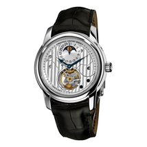 Frederique Constant Heart Beat Cotes de Geneve Dial Leather Men's Watch FC-935CDG FC-935CDG4H6