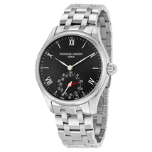 Frederique Constant Horological Smart Watch Black Dial Stainless Steel Men's Watch FC-285B5B6B