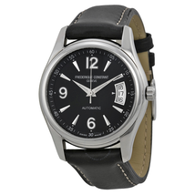 Frederique Constant Junior Automatic Black Dial Black Leather Juniors Watch FC-303B4B26