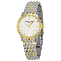 Frederique Constant Slimline Silver Dial Ladies Watch FC-200S1S33B3