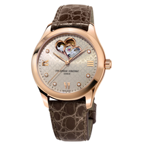 Frederique Constant Double Heart Beat Automatic Diamond Ladies Watch FC-310LGDHB3B4