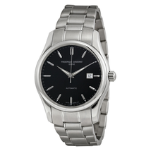 Frederique Constant Index Automatic Black Dial Stainless Steel Men's Watch FC-303B6B6B