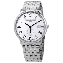 Frederique Constant Slim Line White Dial Men's Watch FC-245WR5S6B