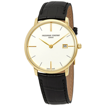 Frederique Constant Slimline White Dial Men's Watch FC-220BV5S5