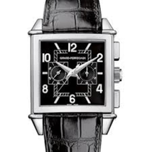 Girard Perregaux Vintage 1945 Chronograph Automatic Black Dial Men's Watch 25820-53-651-BA6A