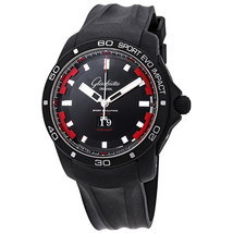 Glashutte Original Sport Evolution Impact Black Dial Automatic Men's Watch 39-47-16-16-54
