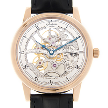 Glashutte Senator Hand Wind Silver Dial Men's Watch 1-49-18-01-05-30