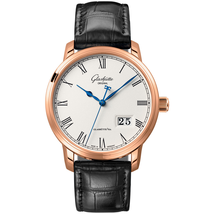 Glashutte Senator Silver Dial Automatic Men's Watch 100-03-32-45-04