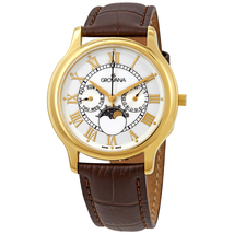 Grovana Moonphase White Dial Men's Watch 1025.1513