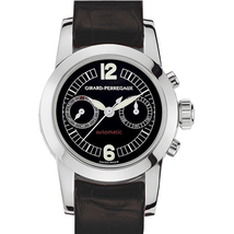 Girard Perregaux Girard Perragaux Collection Lady 18kt White Gold Black Leather Ladies Watch 80450.0.53.6056
