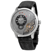 Glashutte PanoInverse XL Grey Dial Men's Watch 66-06-04-22-05
