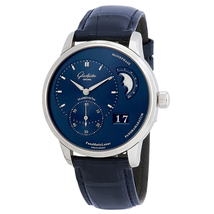 Glashutte PanoMaticLunar Automatic Blue Dial Men's Watch 1-90-02-46-32-01