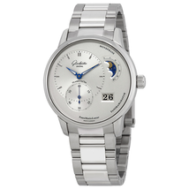 Glashutte PanoMaticLunar Silver Dial Automatic Men's Watch 90-02-42-32-24
