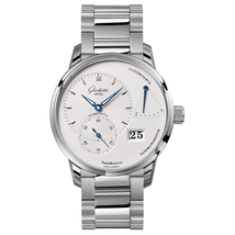 Glashutte PanoReserve Silver Dial Men's Watch 65-01-22-12-24
