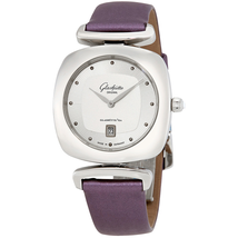 Glashutte Pavonina Galvanized Silver Dial Ladies Watch 1-03-01-15-02-34