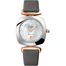 Glashutte Pavonina White Mother Of Pearl Dial Ladies Watch 03-01-26-06-04