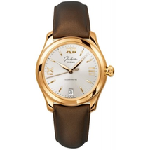 Glashutte Serenade Silver Dial Automatic Ladies Watch 39-22-04-01-04