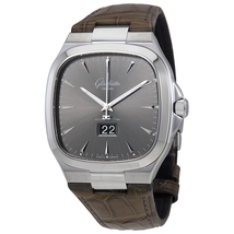 Glashutte Glasutte Seventies Panorama Grey Dial Men's Watch 2-39-47-12-12-50