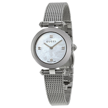 Gucci Diamantissima Mother of Pearl Ladies Watch YA141504