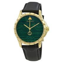 Gucci G-Timeless Malachite Green Dial Men's Watch YA126463