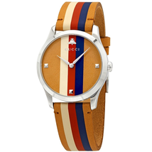 Gucci G-Timeless Men's Leather Watch YA1264078