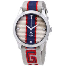 Gucci G-Timeless White/Red/Blue Dial Men's Watch YA1264071